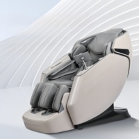 Fauteuil de massage 4D zéro gravité corps entier 152 cm avec rail SL flexible, inclinaison à 168 degrés, étirement thaïlandais, rouleaux de massage mollets à balayage IA, contrôle LCD
