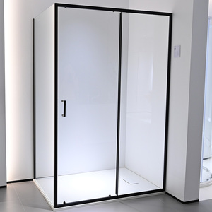 Cabina <span class=keywords><strong>de</strong></span> Ducha Cuadrada <span class=keywords><strong>de</strong></span> Aluminio FUSA <span class=keywords><strong>con</strong></span> Marco, Vidrio Templado <span class=keywords><strong>de</strong></span> 6 mm, Estilo Europeo, <span class=keywords><strong>Puerta</strong></span> <span class=keywords><strong>Corredera</strong></span> <span class=keywords><strong>de</strong></span> Cierre Suave, para <span class=keywords><strong>Baño</strong></span> <span class=keywords><strong>de</strong></span> Hotel - Product Image 4