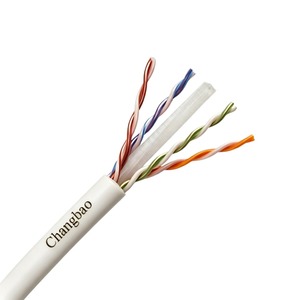 สายแลน CMP PLENUM UTP CAT6 23AWG BC+FEP แบบมีฉนวน FEP และฉนวนภายนอกแบบ CMP PVC สาย CAT6 23AWG UTP PLENUM CMP - Product Image 4