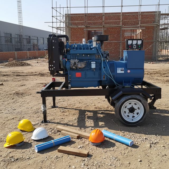 25kva 30kva 40kva 50kva 60kva 100kva 150kva 200kva 250kva Trailer Mobile Silent Diesel Generator 1800 RPM 12V DC Electric Start