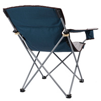 Fauteuils d'extérieur pliants portables pour le camping, chaises rembourrées avec structure en acier, chaises de plage, capacité 300 livres