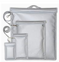 Sac Faraday de voyage antivol et anti-traceur, étanche, ignifuge, pochette bloquant les signaux pour ordinateur portable et tablette, léger et tendance