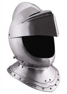 Casque de Chevalier Médiéval en Acier, Époque Renaissance, Début du XVIe Siècle, Coiffe Historique de Style Européen - Product Image 2