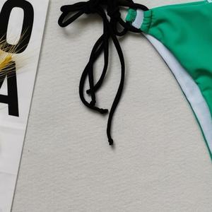 Maillot de bain deux pièces 2023 grande taille avec soutien-gorge push-up ajustable et imprimé pour femmes rondes - Product Image 4