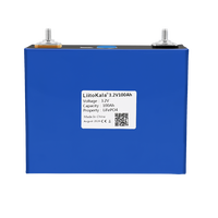 LiitoKala 3.2V 100Ah Grade A LiFePO4 Batterie CELLULE 12V 24V 36V 48V Électrique RV Golf voiture énergie solaire extérieure Rechargeable