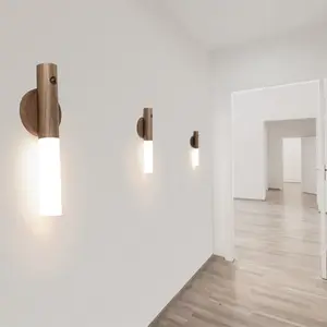 Modern tasarım Led gece lambası kolu yanında lambalar akıllı sensörlü ışık Modern basit insan vücudu indüksiyon duvar lambası
