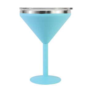 Gobelet à crème glacée isolé en acier inoxydable 8OZ <span class=keywords><strong>Martini</strong></span> Margarita Cocktail Verres à <span class=keywords><strong>martini</strong></span> <span class=keywords><strong>extra</strong></span> larges avec logo en gros - Product Image 1