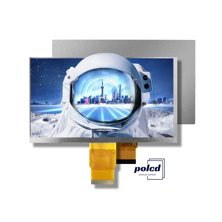 Polcd 7 inç TFT LCM ekran 800x480 EK9716BD4 sürücü IC RGB 24bit arayüzü 7 "LCD modül ekran