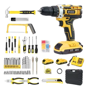 21V Dual Speed Li-ion Rechargeable Battery Power Tools Electric Cordless Drill Power Drills