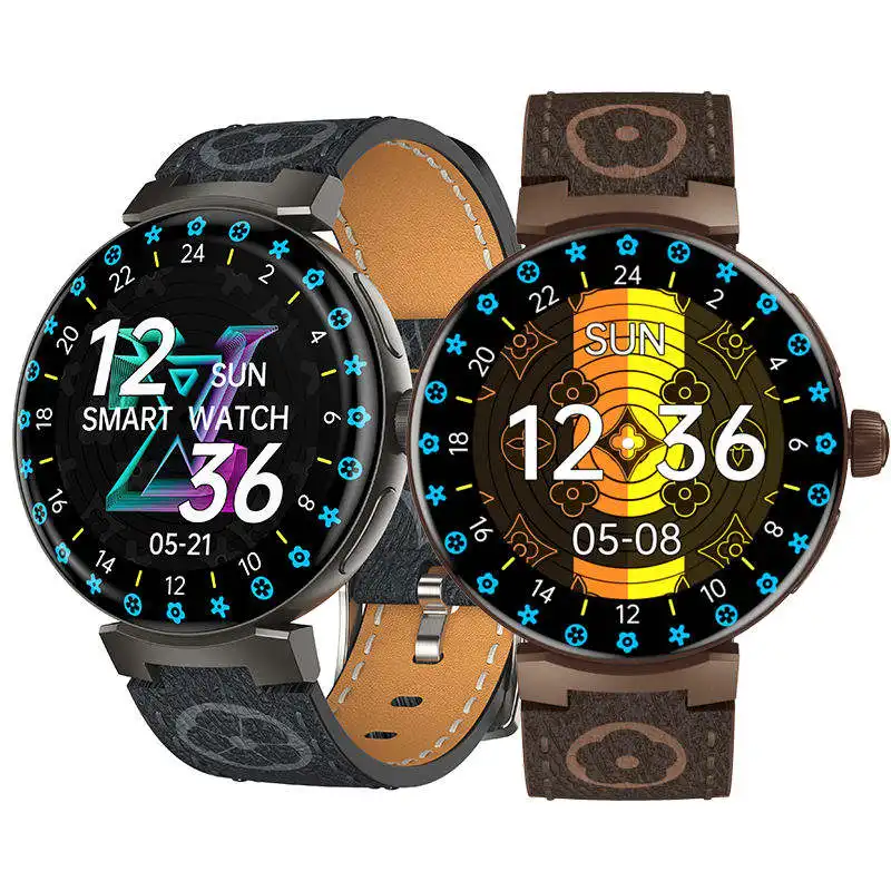 New arrival LV02 BT Calling Smart Watch 2023 1.32inch fitness Tracker NFC Music Control Waterproof Reloj Smartwatch