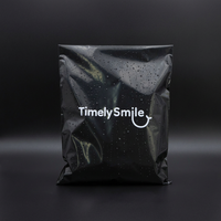 Sacs d'expédition biodégradables personnalisés en polyéthylène noir mat, sacs écologiques pour vêtements, sacs d'expédition en plastique biodégradable