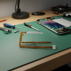 Lecteur d'empreintes digitales flexible argenté pour Samsung Galaxy A06 - Accessoires pour téléphones mobiles - Product Image 3