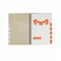 Cahiers spirales en gros, cahier spirale personnalisé à couverture rigide, cahier spirale B5 Kawaii simple à couverture rigide