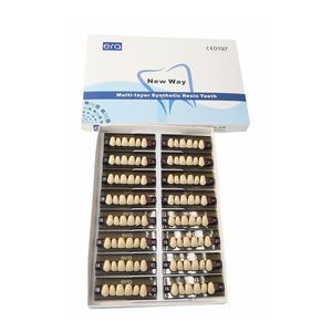 <span class=keywords><strong>Dientes</strong></span> de resina acrílica de tres capas, <span class=keywords><strong>dientes</strong></span> postizos frontales inferiores superiores anteriores, dentales - Product Image 2