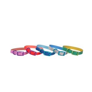 Hundehalsband Einfarbig Wasserdicht Verstellbares Halsband für Kleine Mittlere Große Hunde Tägliche Spaziergänge - Product Image 1
