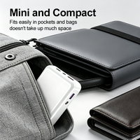 Batterie externe AA remplaçable, mini power bank portable avec sortie USB-A et Type-C pour la charge d'urgence
