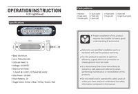 ECE R65 R10 SAE J595 SAE W-1 Zugelassener Schlanker 6-LED-Stroboskop-Lichtkopf Kühlergrill-Leuchte LTD661BR Rot Blau Gelb Weiß Grün Synchron Asynchron
