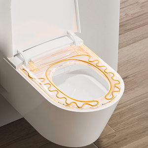 Toilette intelligente suspendue au mur de qualité supérieure capteur d'ouverture automatique du couvercle télécommande chauffage douche OTS10-2 ensemble de salle de bain bol allongé - Product Image 5