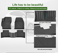 Alfombrillas para Auto SONSANG para Toyota RAV4 2024, Alfombrillas para Todo Clima, Juego Completo de Alfombrillas de Goma Antideslizantes