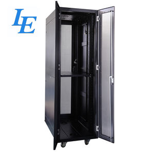 Rack de serveur robuste de 19 pouces avec double porte ouvrante pour serveurs informatiques - Product Image 1