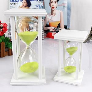 Logo personalizzato di fabbrica a quattro pilastri orologio di sabbia vetro creativo vetro Sandglass 5-60 <span class=keywords><strong>minuti</strong></span> ornamento <span class=keywords><strong>clessidra</strong></span> - Product Image 3