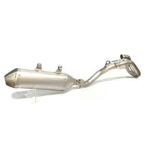 Système d'échappement complet de moto tout-terrain Bulls Motor pour <span class=keywords><strong>KTM</strong></span> 250/<span class=keywords><strong>350</strong></span> EXC-F 20-23 silencieux en acier de tuyau d'échappement en titane - Product Image 1