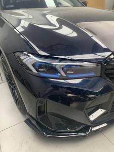 BMW 3 시리즈 G20 G28 M3 2019-2025 신형 업그레이드 옐로우 및 화이트 주간 주행 레이저 듀얼 컬러 헤드라이트 자동차 부품 - Product Image 1