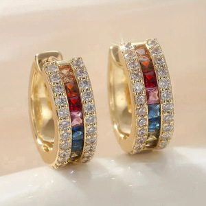 Colorful Ear <b>Cuff</b> for Women Bright Color Fashion Ear Jewelry Daily Wear - Product Image 2
