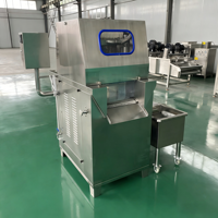 Chaîne de production automatique de viande pour barbecue : machine de marinage, mélange et rôtissage, ligne de grillades continue sur brochettes
