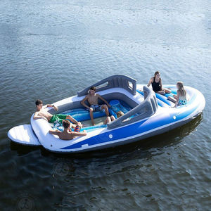 Bote Inflable de Alta Velocidad de Alta Calidad <span class=keywords><strong>para</strong></span> <span class=keywords><strong>6</strong></span> <span class=keywords><strong>Personas</strong></span>, Isla Flotante, Fiesta en el Mar, <span class=keywords><strong>Yate</strong></span> Inflable, Bote de PVC Reforzado - Product Image 5