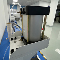 Presse pneumatique de laboratoire pour poinçonnage d'échantillons, découpeuse d'échantillons en forme d'haltère, machine de découpe à la presse pour la recherche et les tests sur le caoutchouc, le plastique et le cuir