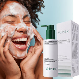 Veletine 2 in 1 Kruiden Make-up Remover Olie Reinigende Acne Controle Hydraterende Huidverzorging Gezichtsreiniger 150ml Alle Huidtypen - Product Image 1