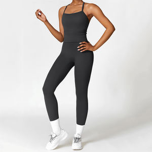 เสื้อชั้นในกีฬาผู้หญิง ผ้าไนลอนผสมสแปนเด็กซ์รีไซเคิล เนื้อผ้านุ่ม ระบายอากาศดี รองรับแรงกระแทกสูง เหมาะสำหรับโยคะ ชุดโยคะ - Product Image 2