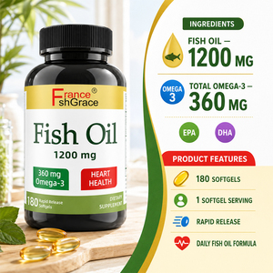 Fabricante de Suplementos de Aceite de Pescado Nutracéutico Shecome para Hombres y Mujeres, Apoyo a la Salud Celular y Metabólica, Cápsulas Blandas de Aceite de Pescado - Product Image 3