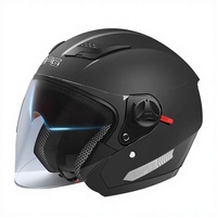 Casco de Motocicleta Eléctrico con Certificación 3C, Media Cara, Carcasa de ABS, Certificación DOT, Color Personalizado, Espuma Cómoda y Ventilada