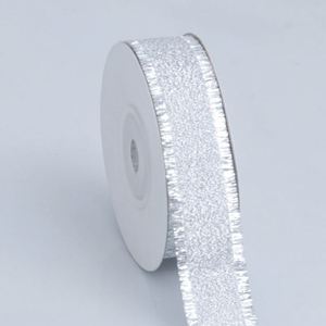 Ruban à franges tendance Zexiao Lurex 2,2 cm 10 yards or/argent écologique pour robes de soirée et accessoires de sac - Product Image 5