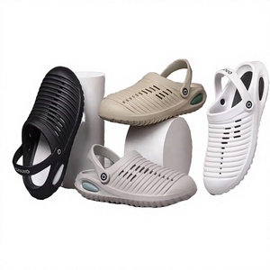 Mens <b>Beach</b> <b>Shoes</b> Hollow Peep Toe Breathable Anti Slip Casual Trendy Soft Sole Oversized PU Sandals Flat Sandals Summer - Product Image 2