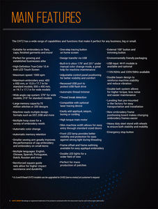 Máquina de Bordado Computarizada <span class=keywords><strong>Ricoma</strong></span> CHT2 de 12 Cabezales, Venta Directa de Fábrica, Operación Conveniente para Uso Industrial - Product Image 3