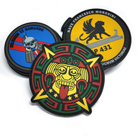 Écussons personnalisés en PVC souple 2D/3D avec logo de votre marque, écologiques, à crochets et boucles, thermocollants, motifs fleurs, cœurs, alphabet pour chapeaux