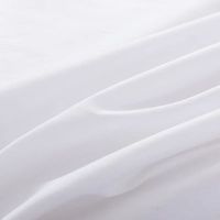 Vente en gros de drap de lit blanc ensemble de literie pour hôtel drap plat en polyester ensemble de literie à 3 places couleur blanche