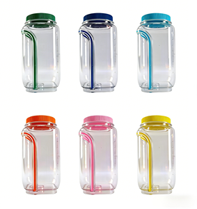 Boîte à salade multicolore améliorée, ouverture latérale carrée, couvercle hermétique, sans BPA, qualité alimentaire, 1000 ml, préparation de repas, salle de sport, restaurants - Product Image 1