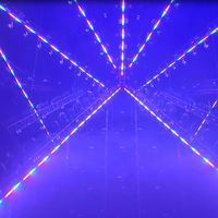 Barre LED Stroboscopique Étanche 1m Marco Wash Chasing pour Scène, Pack Complet de Huit Pièces