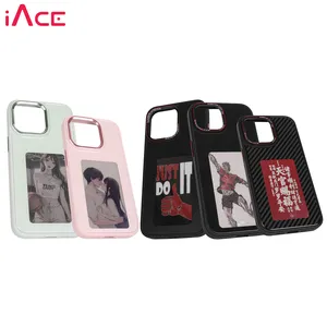 OEM grosir casing ponsel NFC desain baru NFC warna e-ink casing ponsel untuk ponsel 14 15 Pro Max