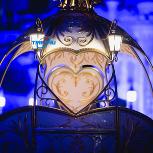 Carrozza reale cavallo elettrico Wedding car carrozza cenerentola zucca carrozza Tour visite Caleches - Product Image 6