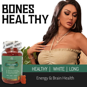 Integratori Naturali a Base di Erbe e Vitamine, Gommose Vegane al Collagene e Biotina per <span class=keywords><strong>Capelli</strong></span>, Pelle e <span class=keywords><strong>Unghie</strong></span> - Product Image 2