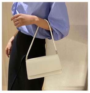 I-0330 New Fashion Solid Color <b>Small</b> Square <b>Bag</b> Summer <b>Women</b> Shoulder Underarm <b>Bag</b> <b>Women's</b> Shoulder <b>Bags</b> - Product Image 5