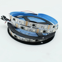 10m 5050 SMD 60LED M direccionable individualmente WS2812B TIRA RGB Pixel LED Strip inteligente programable USB IP20 Wi-Fi 144 direccionable