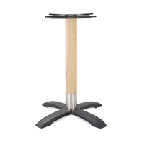 Support de jambe de table en fonte de Chine avec couvercle en acier Base de table à manger en métal de restaurant au design moderne pour l'extérieur/usage hôtelier