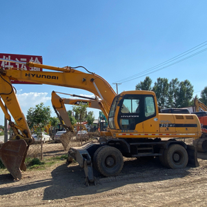 Hyundai utilisé pelle sur pneus 210, D'origine hyundai 210-5 210-7 , Hyundai 140 150 210 pelle - Product Image 1