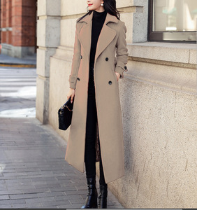 Ventes flash eBay automne-<span class=keywords><strong>hiver</strong></span> 2022, <span class=keywords><strong>manteau</strong></span> extra long pour <span class=keywords><strong>femme</strong></span>, dragon et phénix, laine épaisse avec doublure en polyester, qualité - Product Image 1